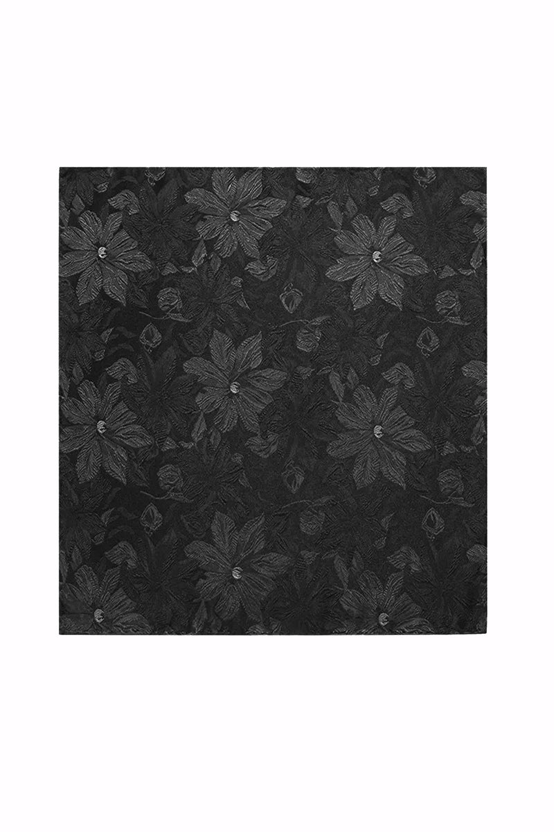 Men's Black Pocket Squares