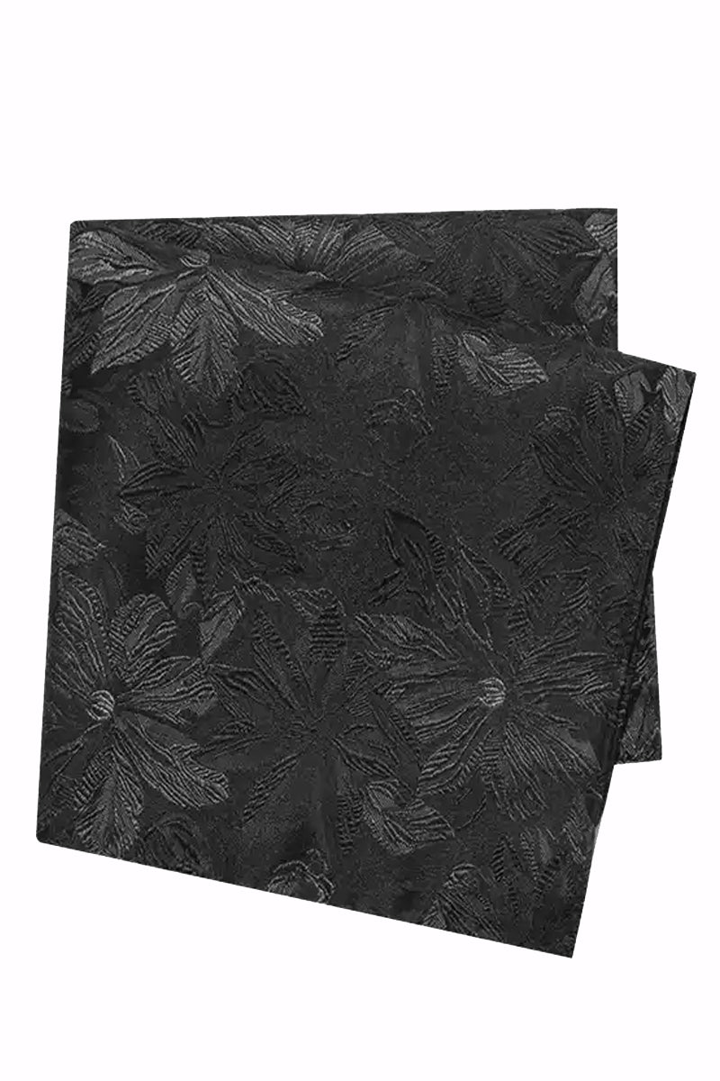 Men's Black Pocket Squares