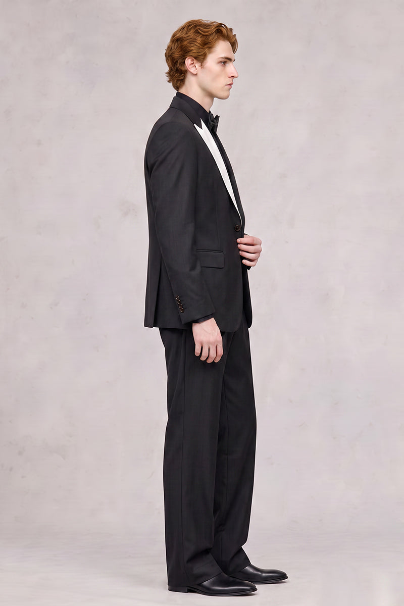 Black 30% Merino Wool Blazers