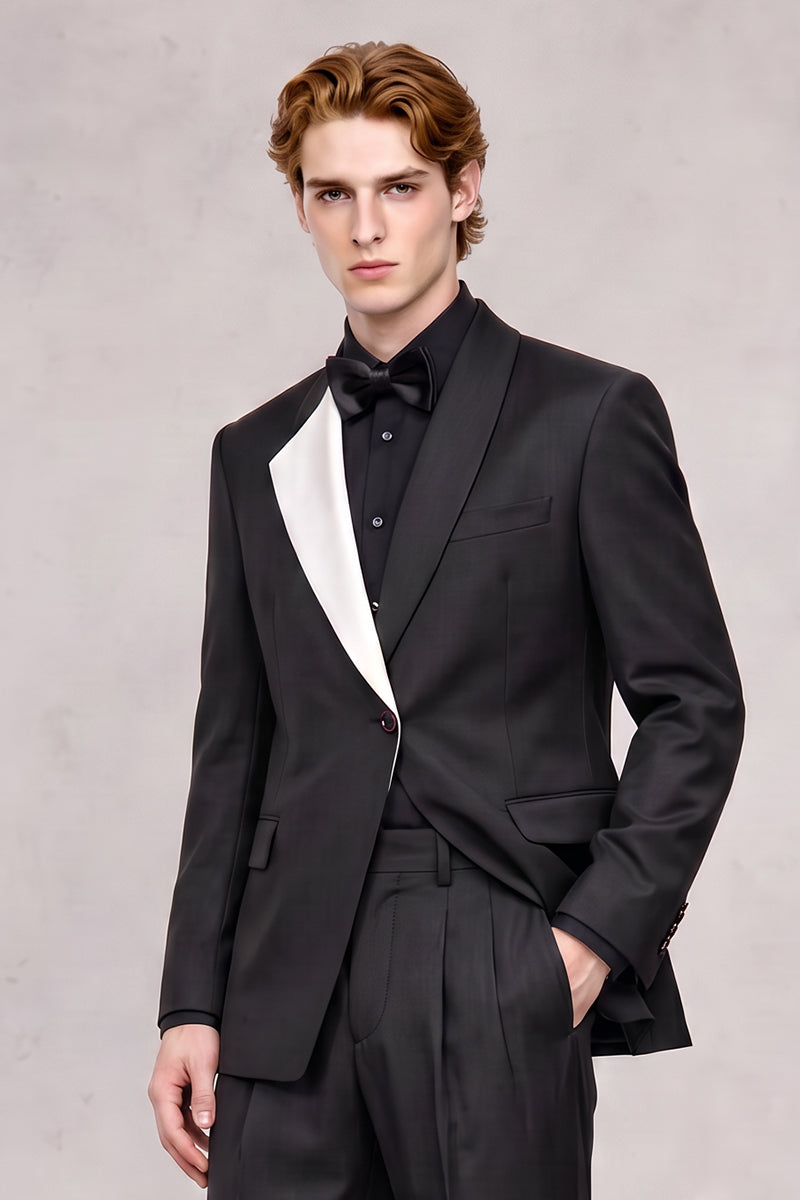 Black 30% Merino Wool Blazers