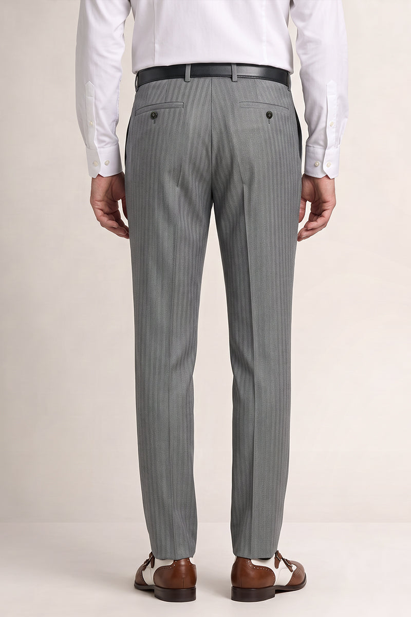 Graue feine australische Schurwollhose