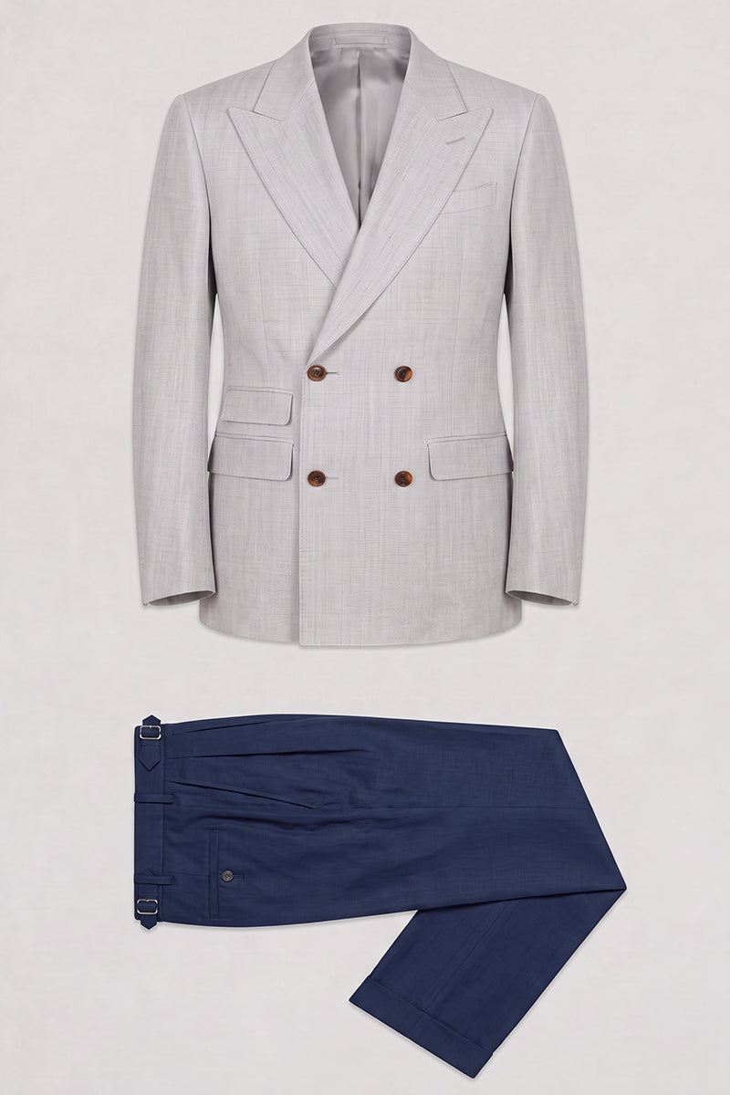Gray Merino Wool Suit