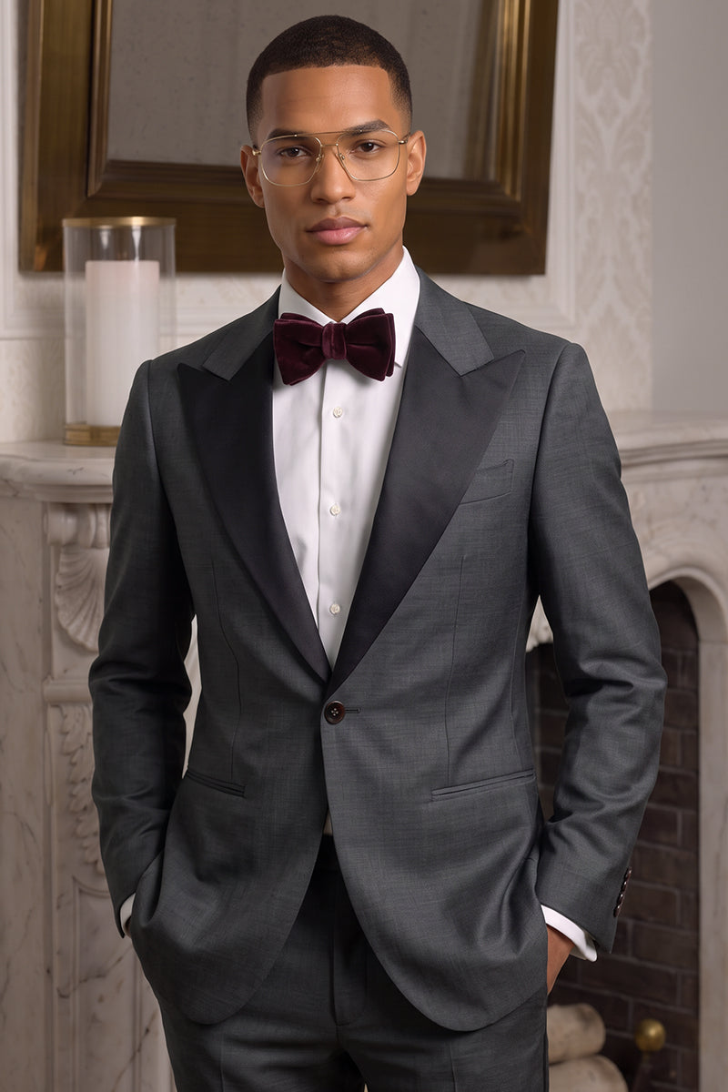 Black 100% Merino Wool Suit
