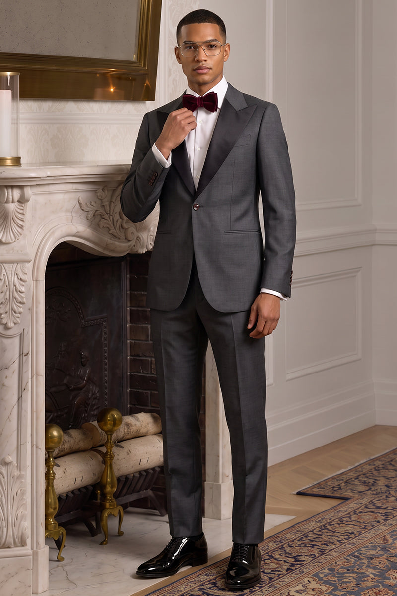 Black 100% Merino Wool Suit