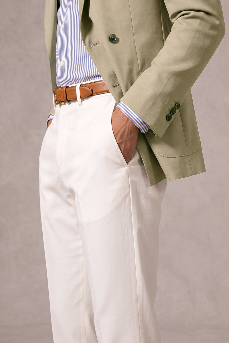 Grüne Merino-Wollblazer