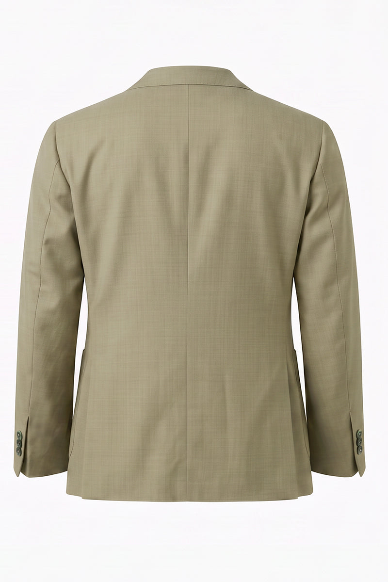 Grüne Merino-Wollblazer