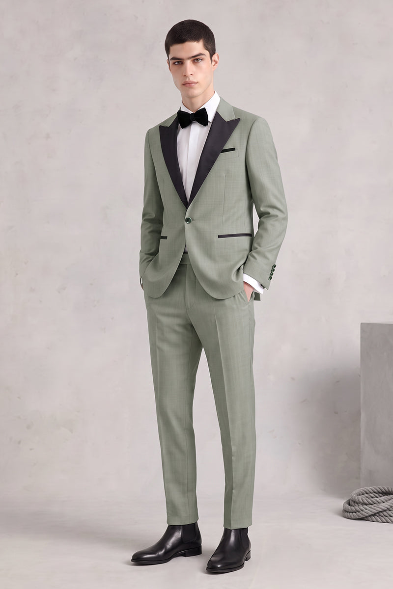 Green 30% Fine Australia Wool Suit