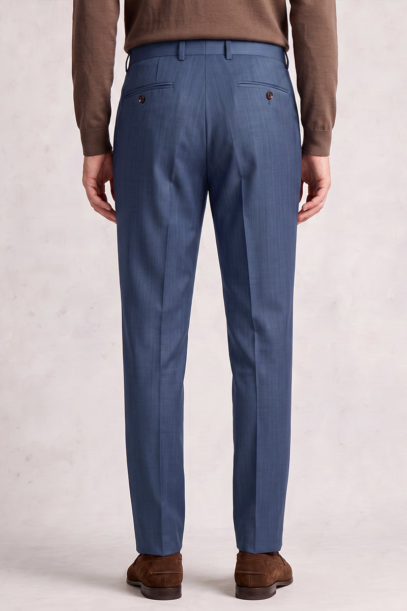 Blaue Merinowollhose