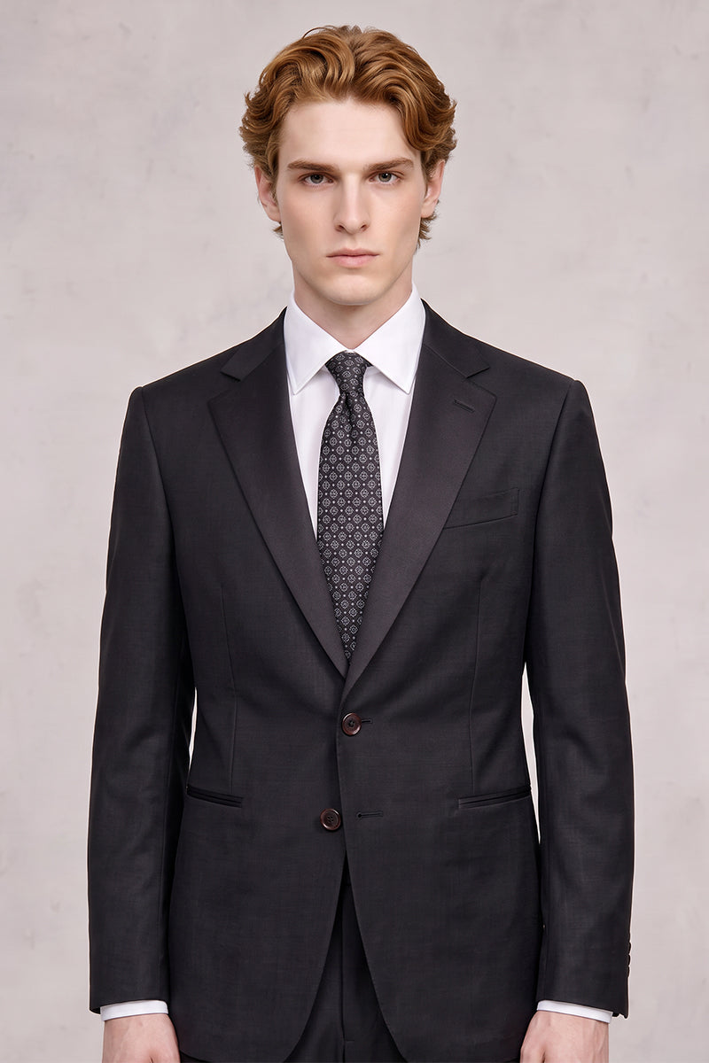 Black 30% Fine Australia Wool Suit