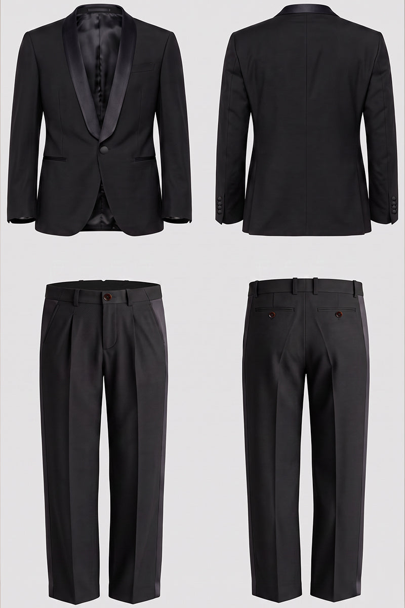 Black 30% Fine Australia Wool Suits