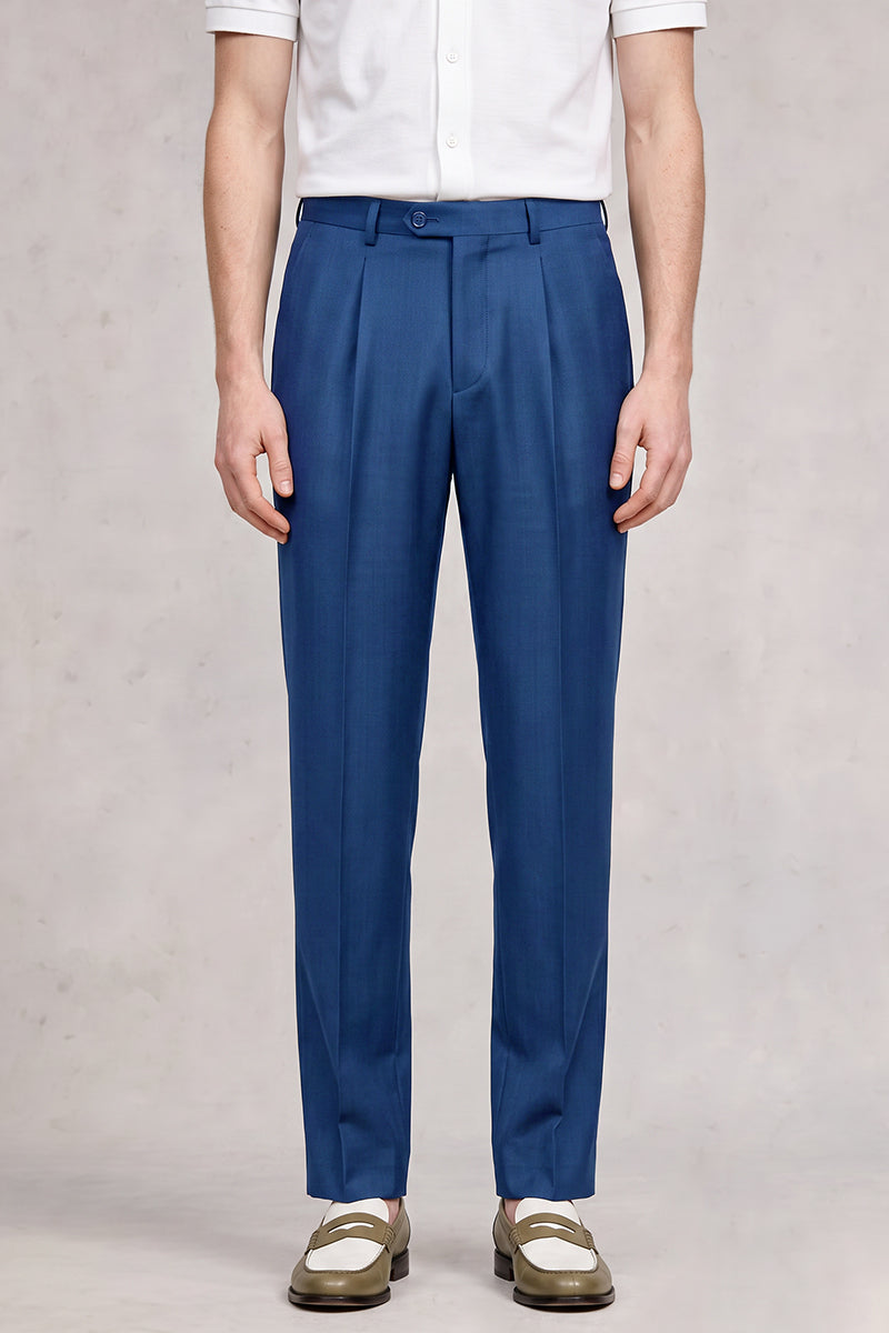 Blue 30% Australia Wool Suit Trousers