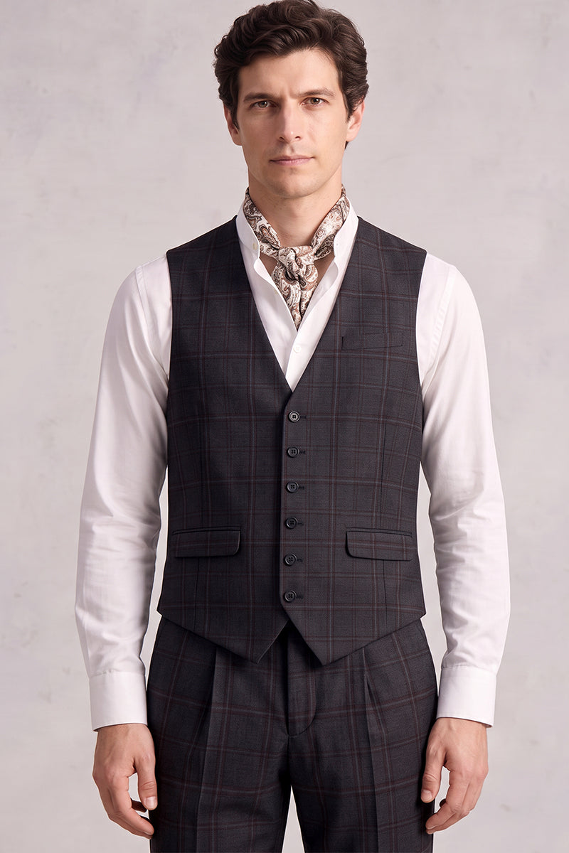 Black 100% Merino Wool Suit