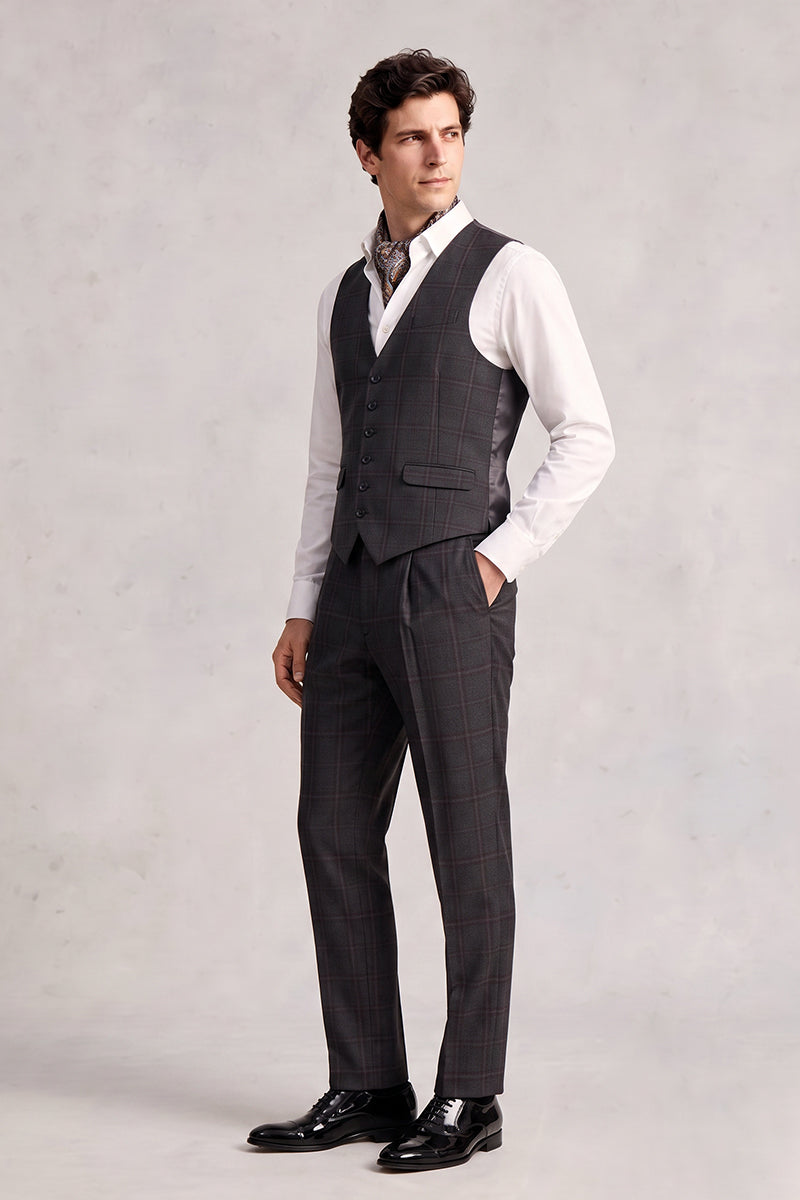 Black 100% Merino Wool Suit