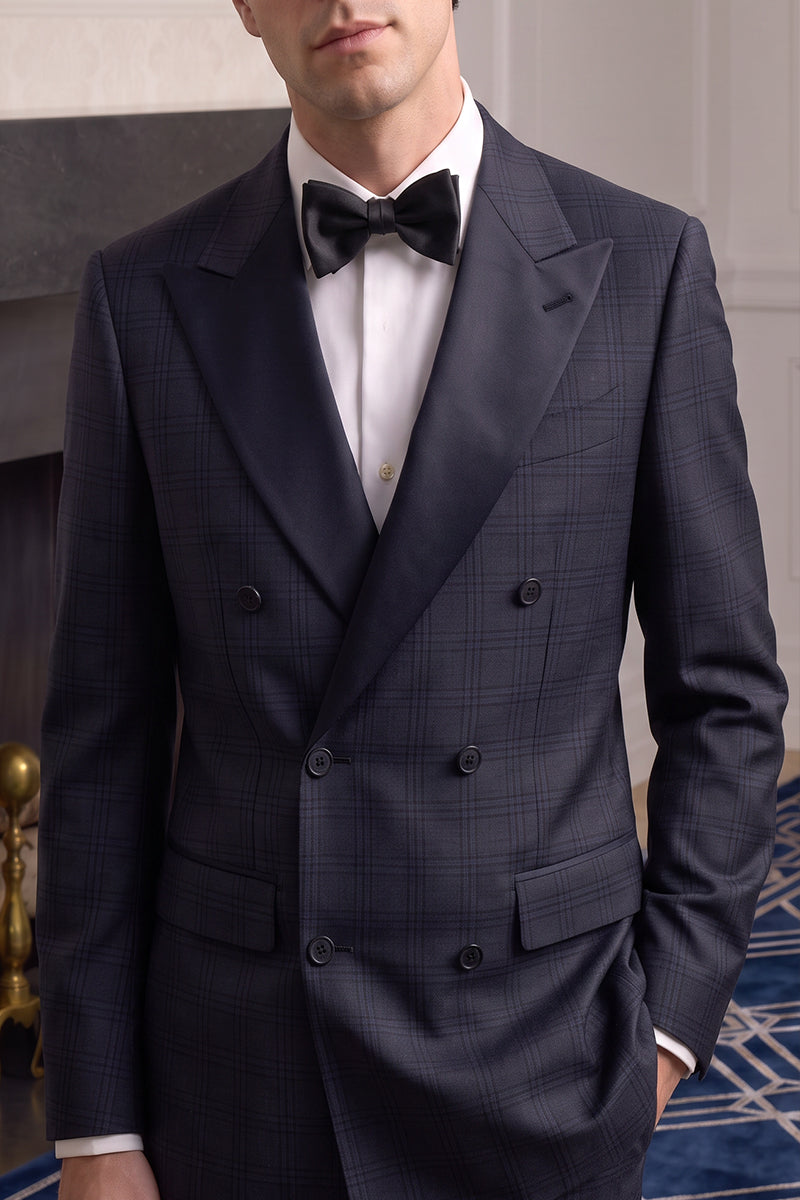 Blue 100% Merino Wool Suit