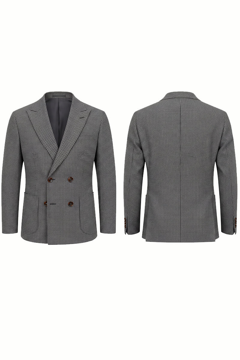 Black 60% Merino Wool Blazers