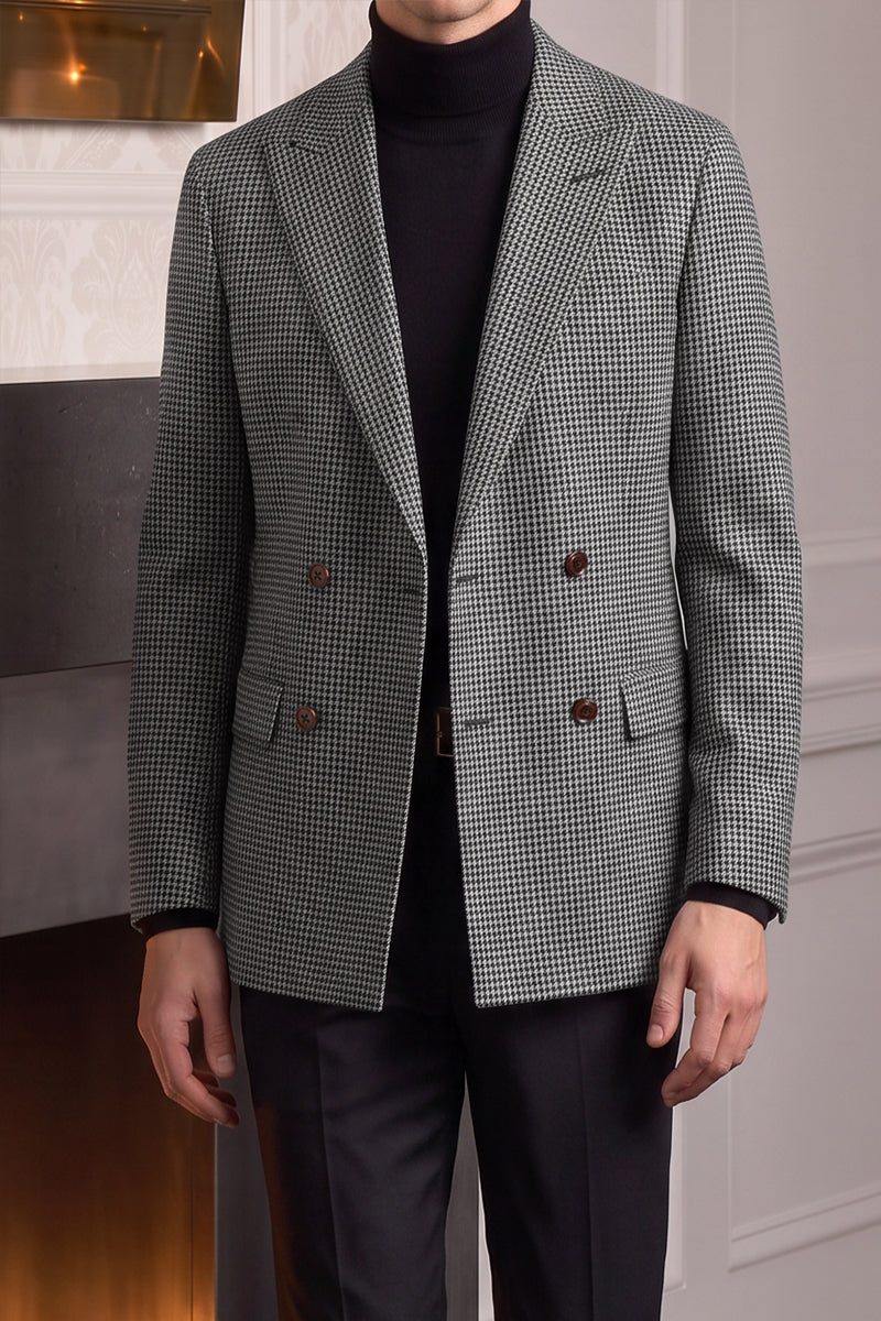 Black 60% Merino Wool Blazers