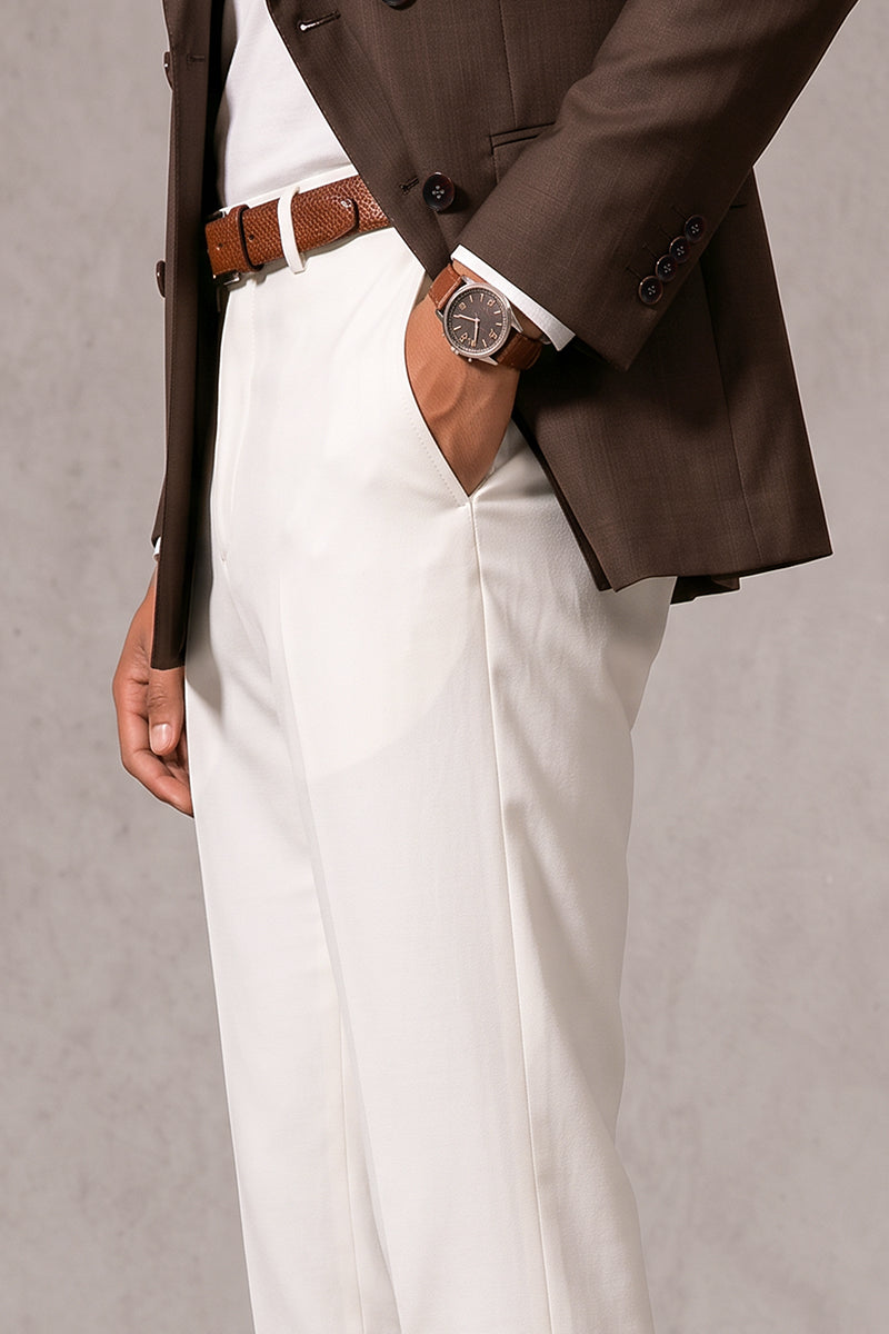 Dunkelbraune Merinowoll-Blazer