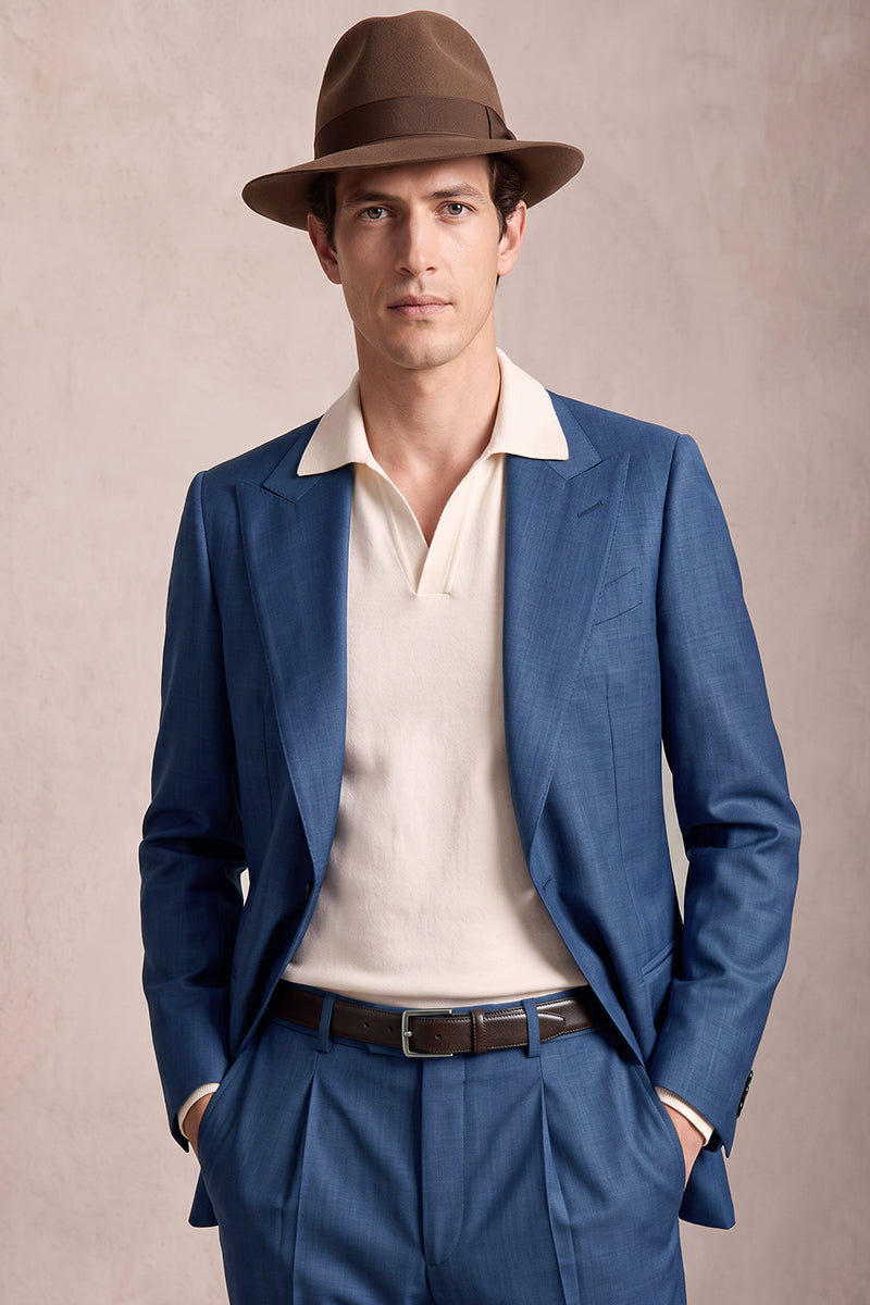 Blue 30% Fine Australia Wool Suit