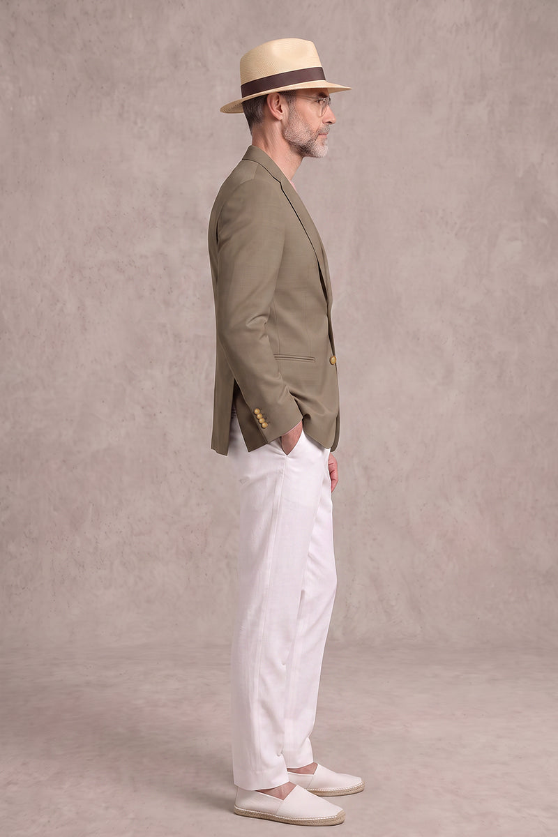 Braune Tencel-Woll-Blazer