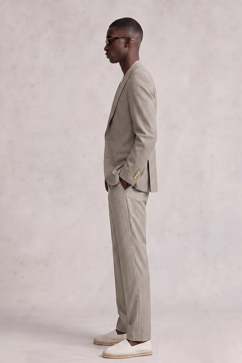 Gray 50% Merino Wool Suit