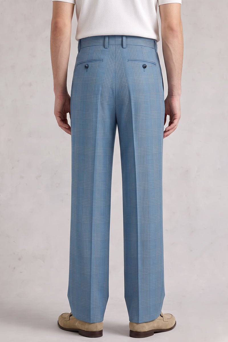 Blaue Merinowollhose