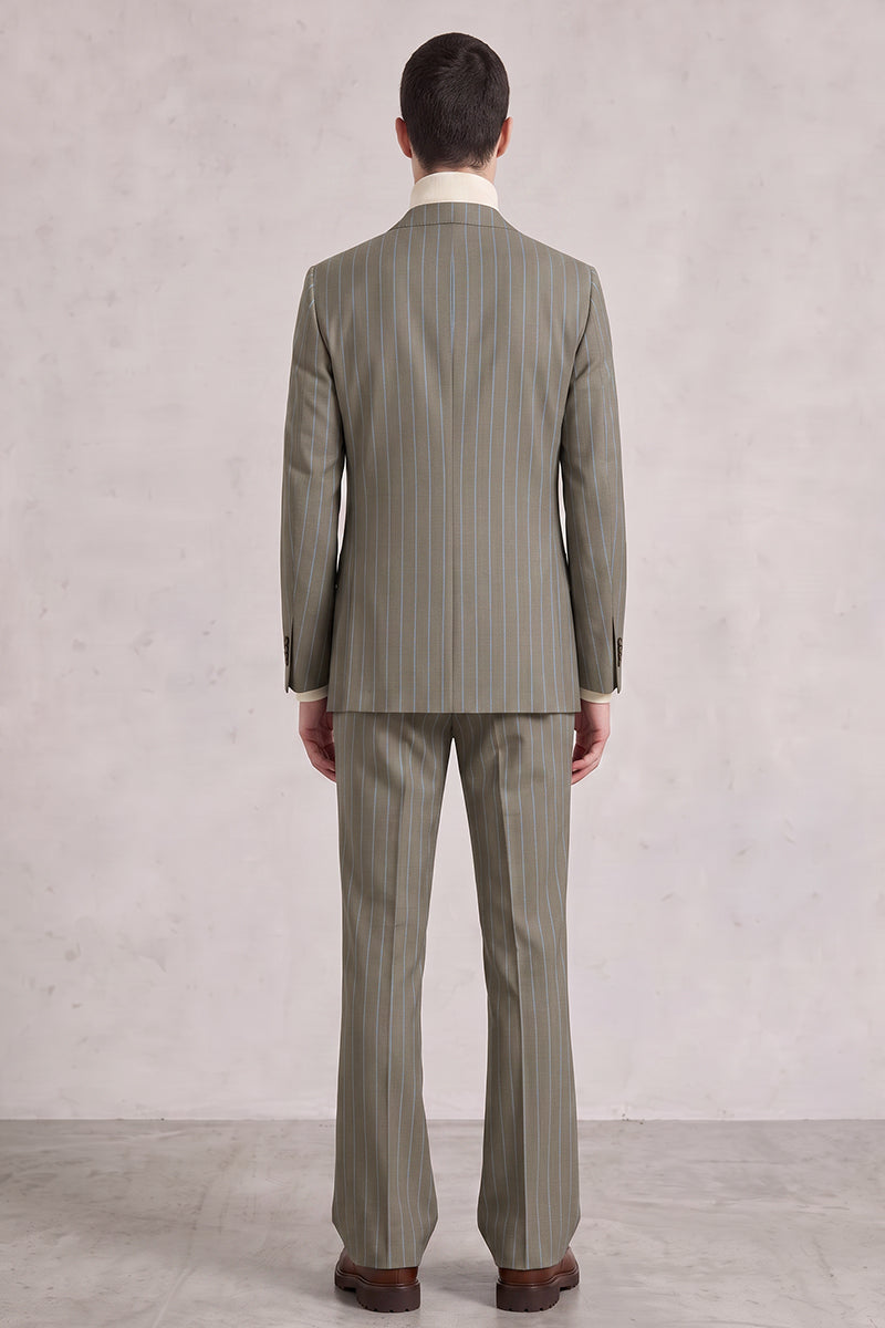 Brown 50% Merino Wool Suit