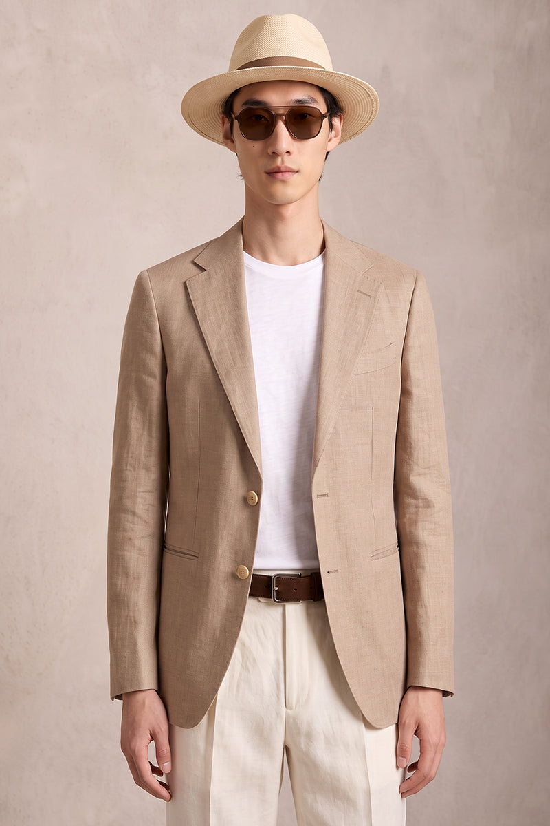 Khaki 50% Tencel Wool Suit