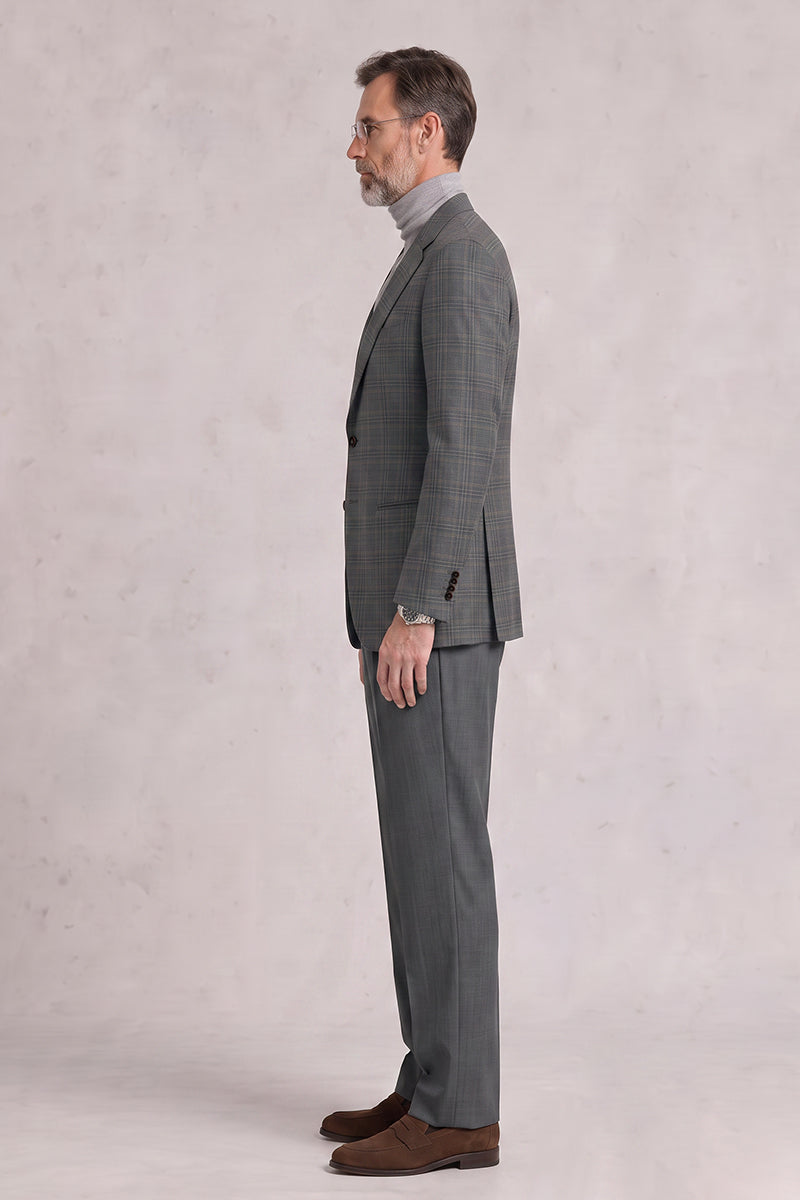 그레이 메리노 울 정장