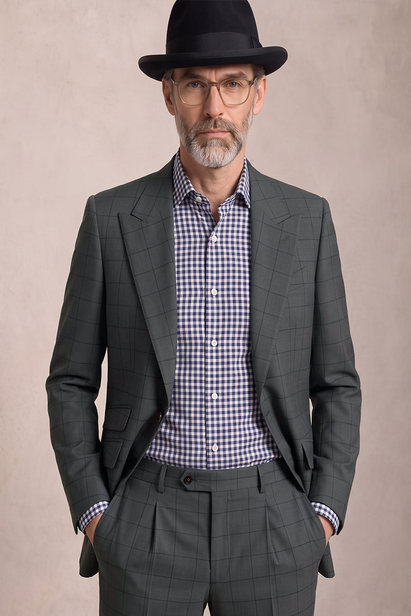 Black 100% Merino Wool Suit