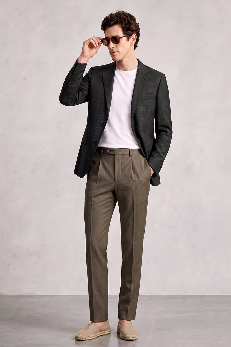 검은색 메리노 울 정장