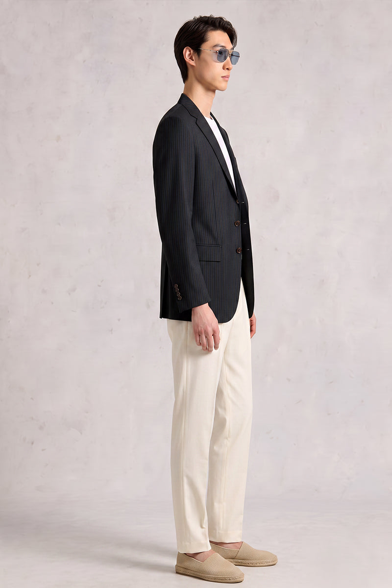 Black 50% Merino Wool Suit