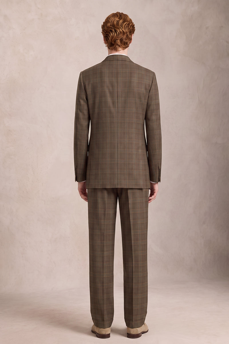 Brown 50% Merino Wool Blazers
