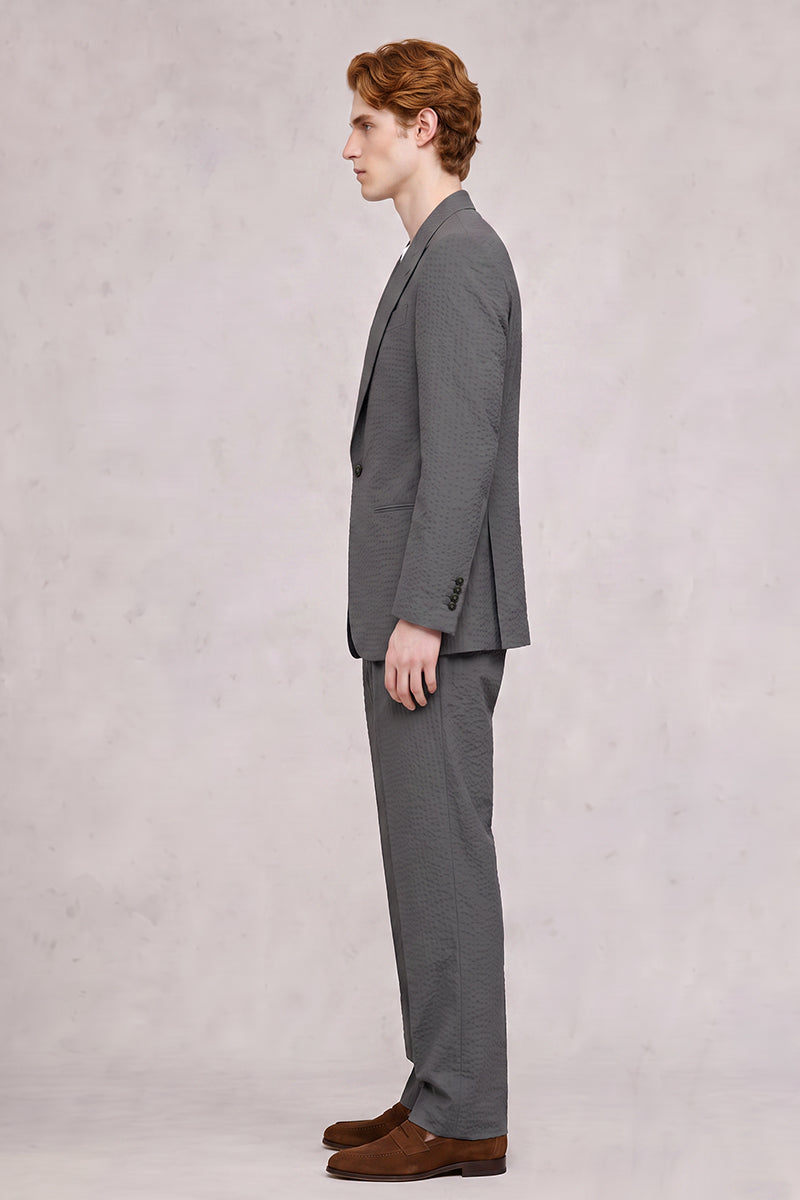 Gray 50% Merino Wool Blazers