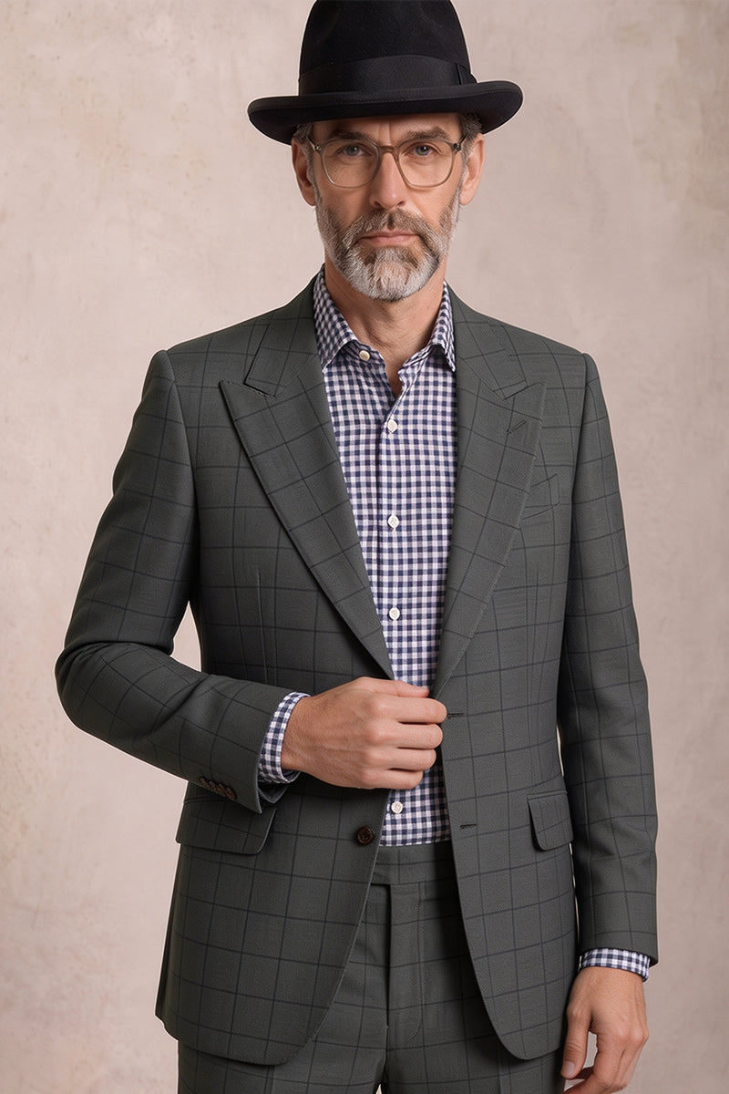 Black 100% Merino Wool Blazers