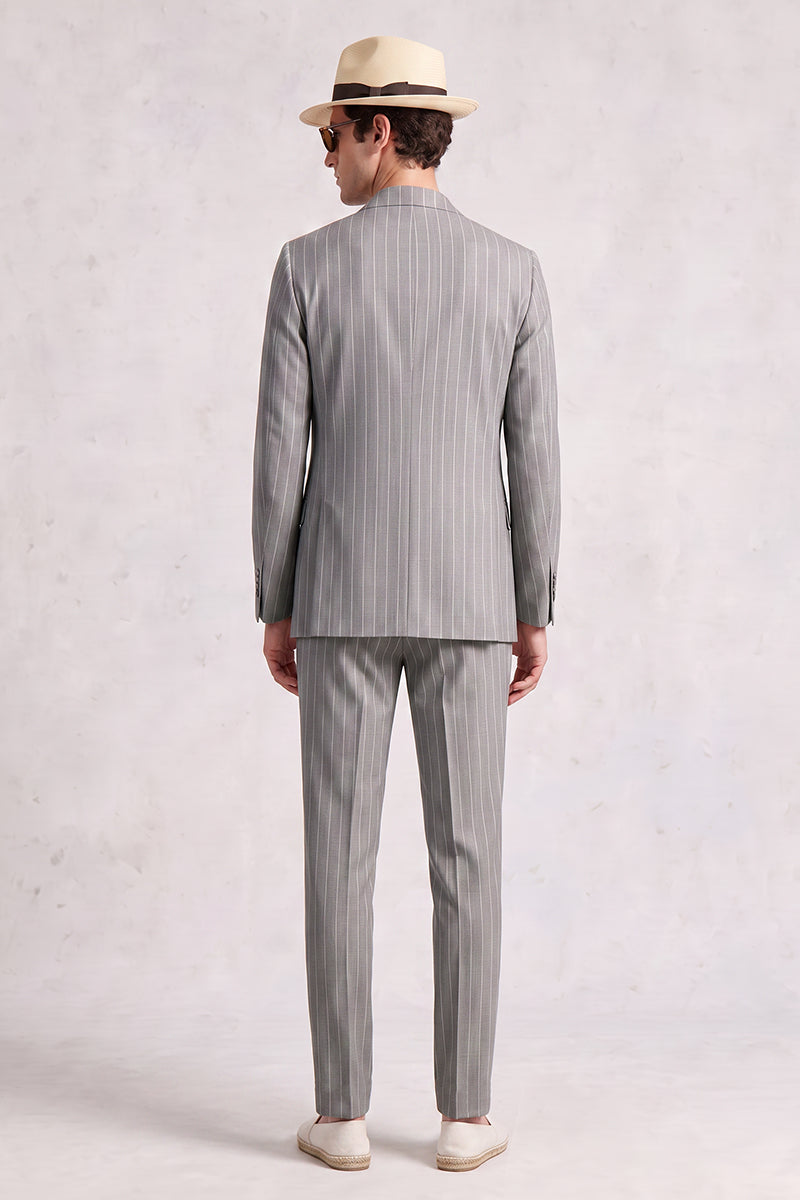 Gray 50% Merino Wool Blazers