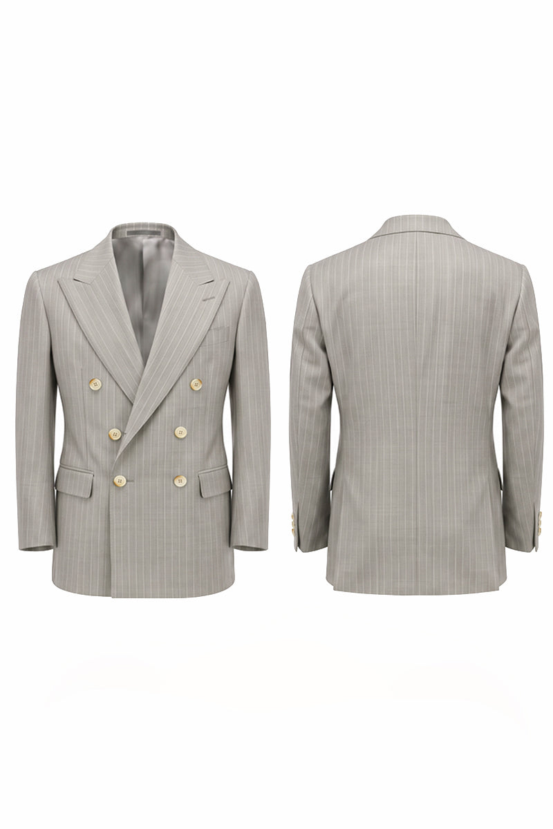 Gray 50% Merino Wool Blazers