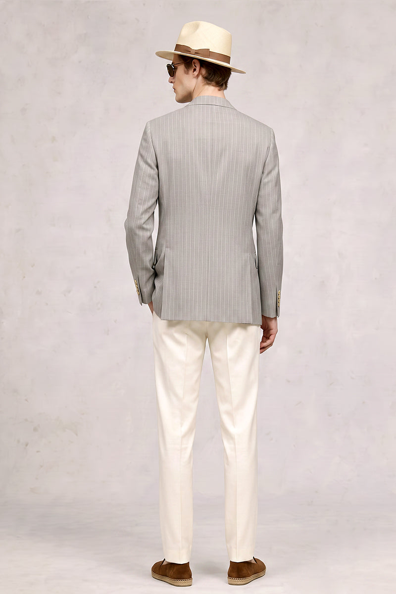 Gray 50% Merino Wool Blazers