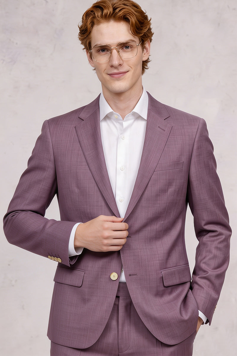 Purple 50% Merino Wool Blazers