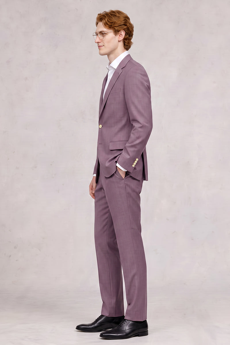 Purple 50% Merino Wool Blazers