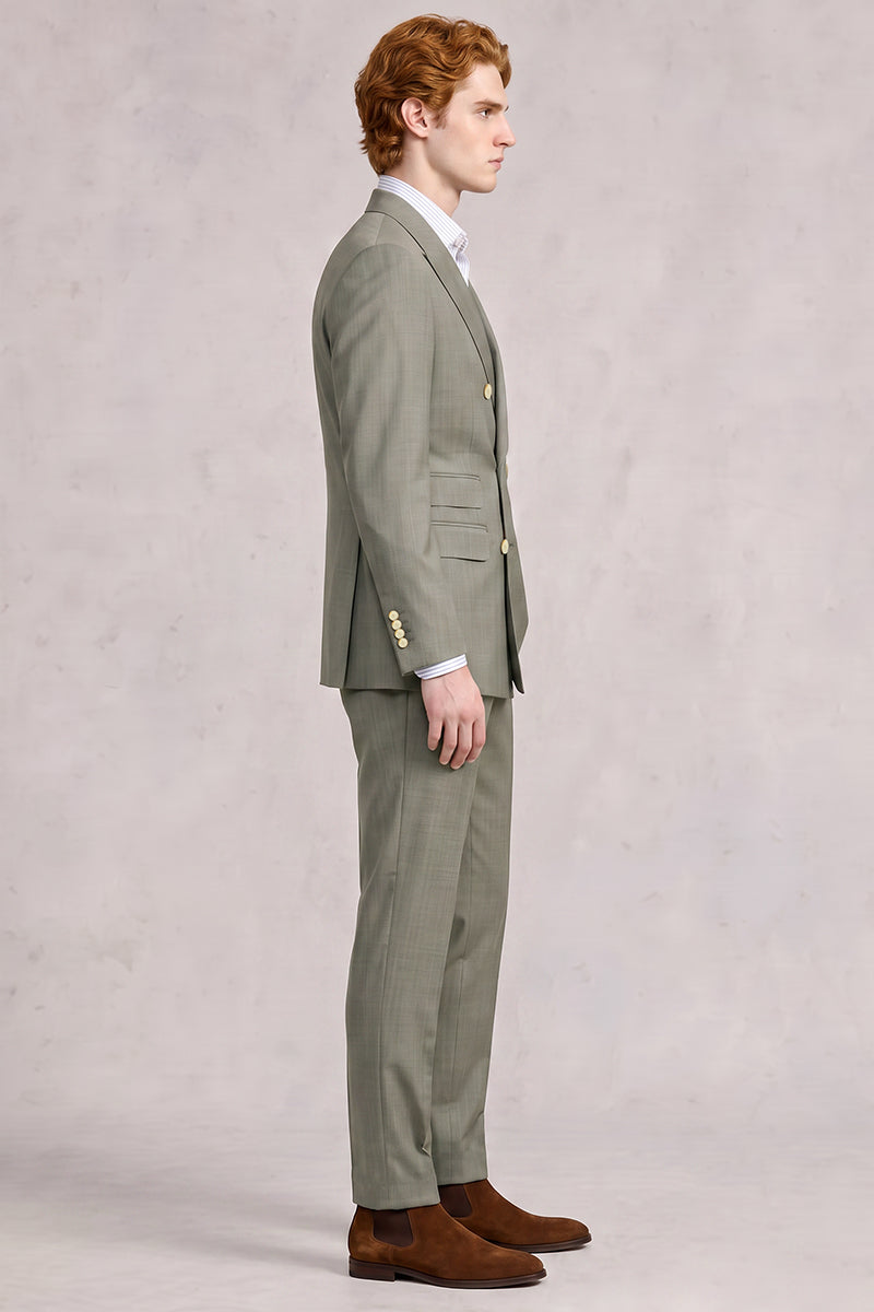 Green 30% Merino Wool Blazers