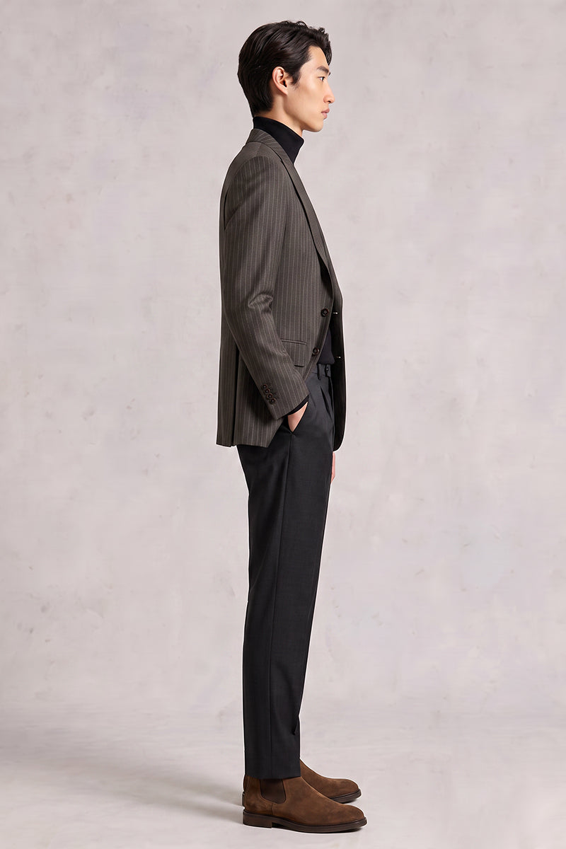 Brown 30% Merino Wool Blazers
