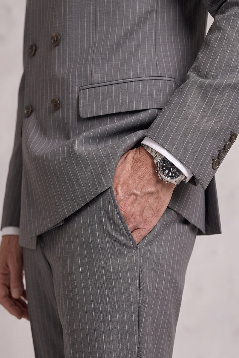 Gray 50% Merino Wool Blazers