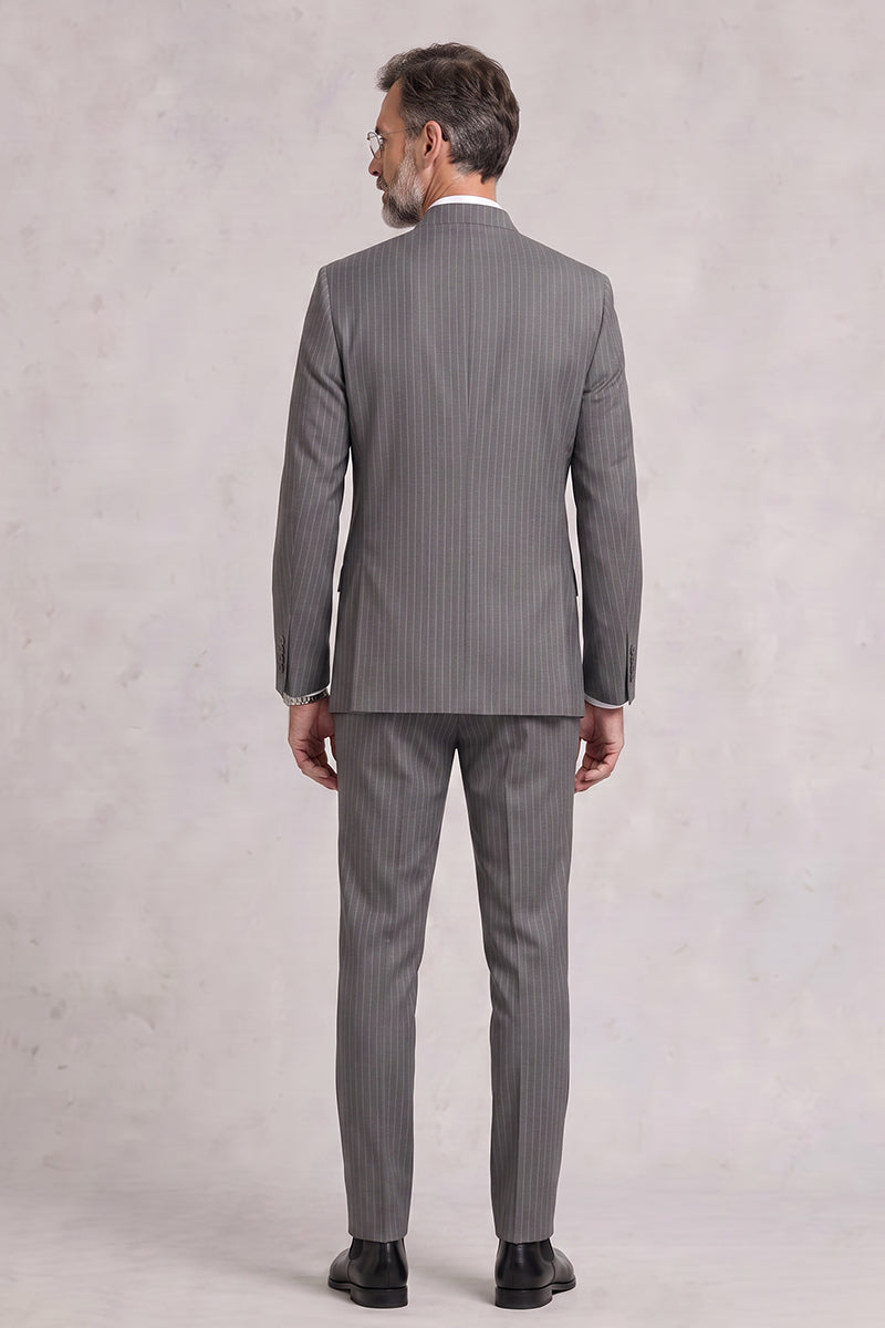 Gray 50% Merino Wool Blazers
