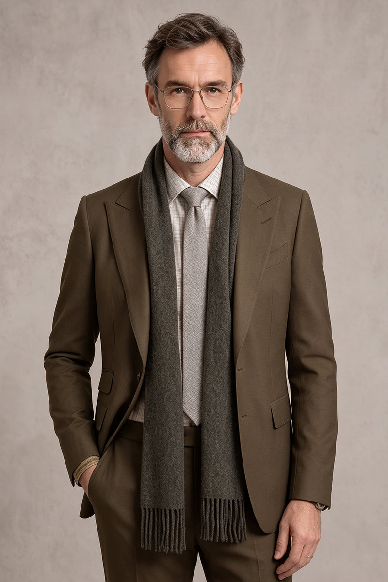 Brown 100% Merino Wool Blazers