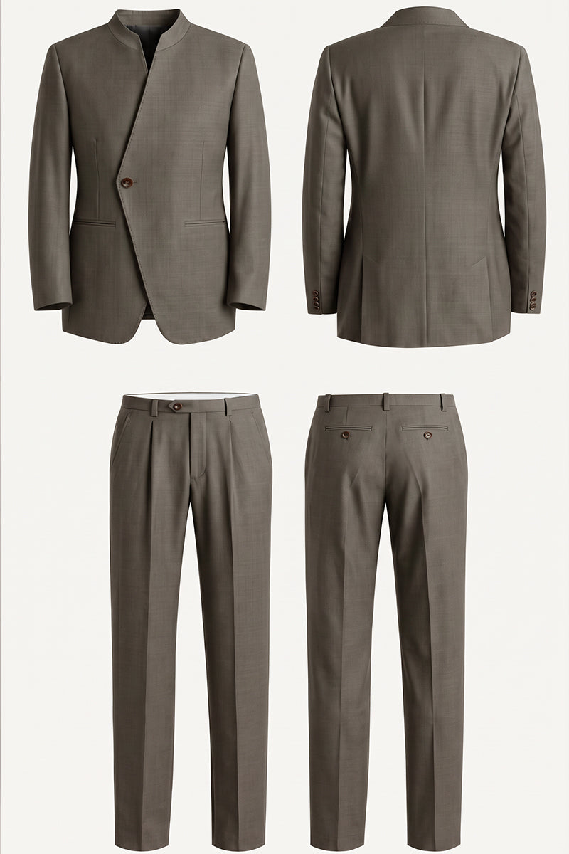 Gray 30% Merino Wool Blazers