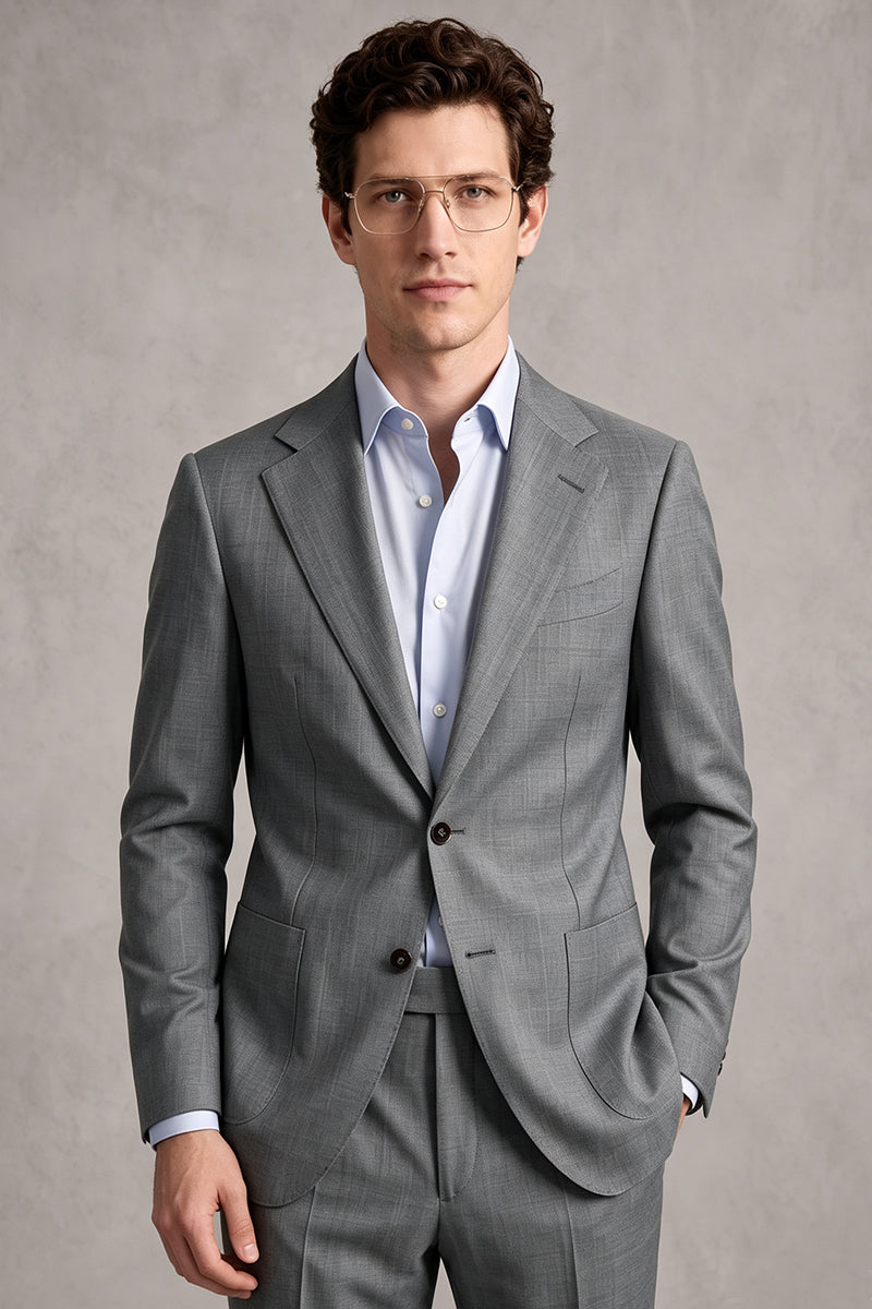 Gray 30% Fine Australia Wool Blazers