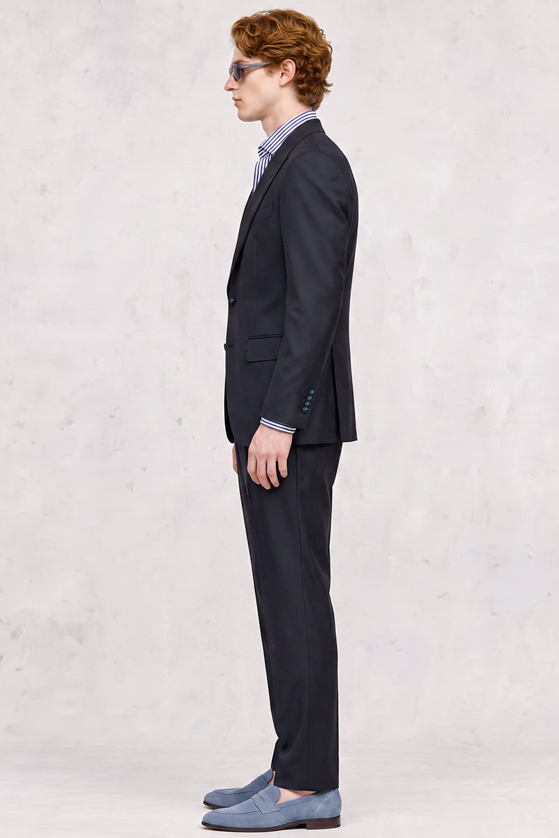 Black 50% Merino Wool Blazers