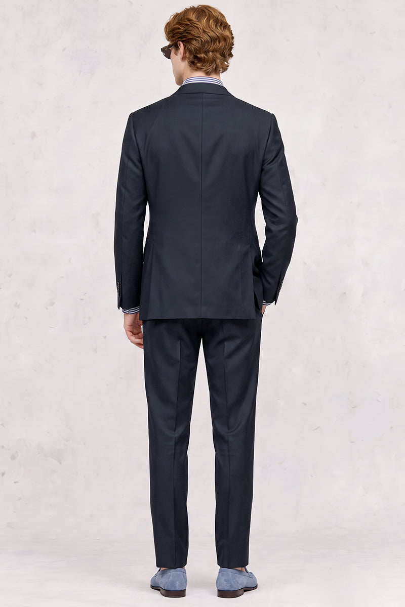 Black 50% Merino Wool Blazers