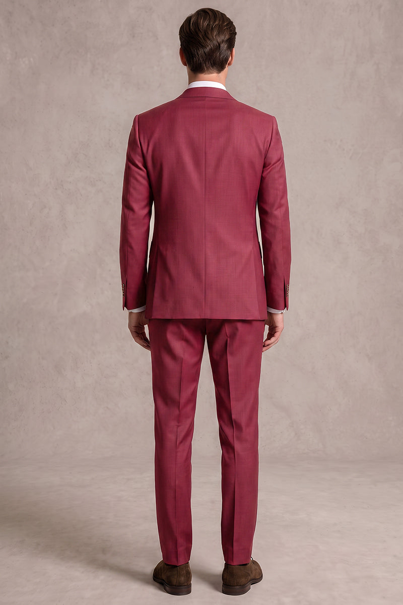 Red 50% Merino Wool Blazers
