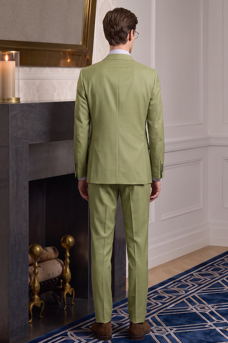 Green 50% Merino Wool Blazers